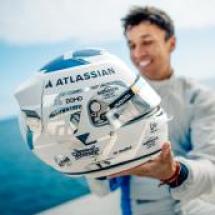 Alex Albon : présentation de son casque 2026