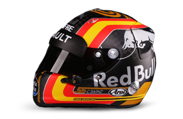 Casque de Carlos Sainz