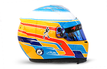 Casque de Fernando Alonso