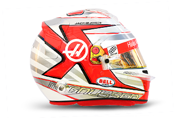 Casque de Kevin Magnussen