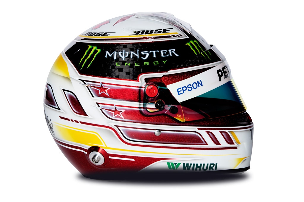 Casque de Lewis Hamilton
