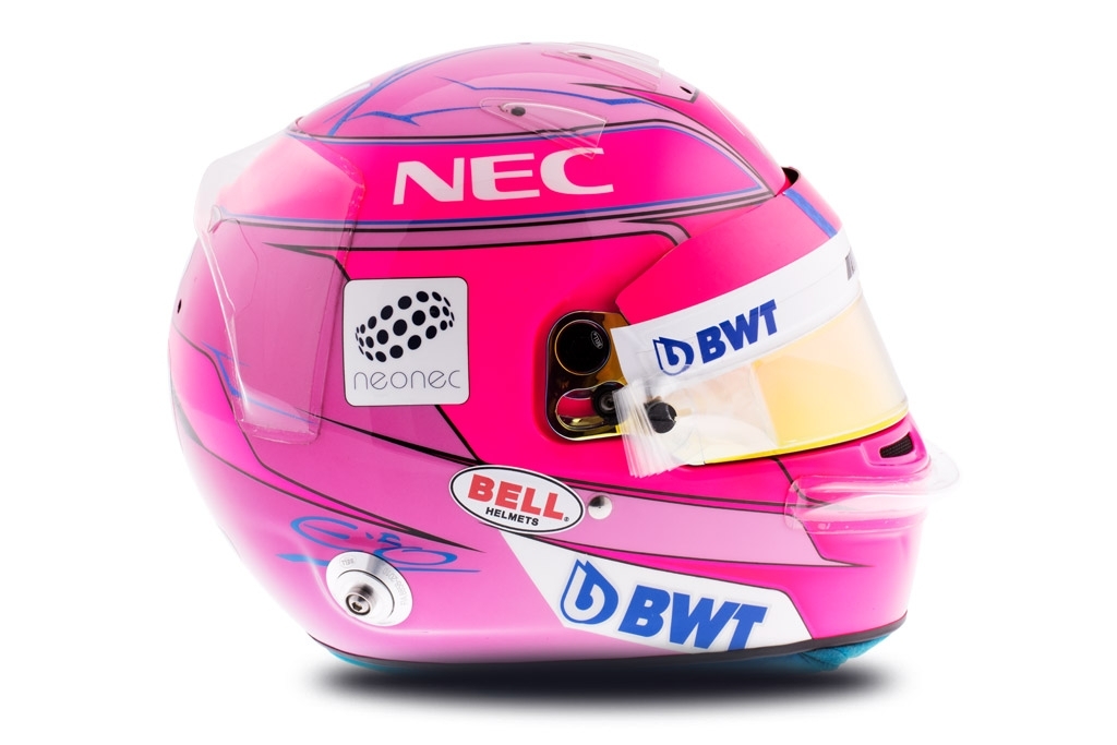 Casque d'Esteban Ocon