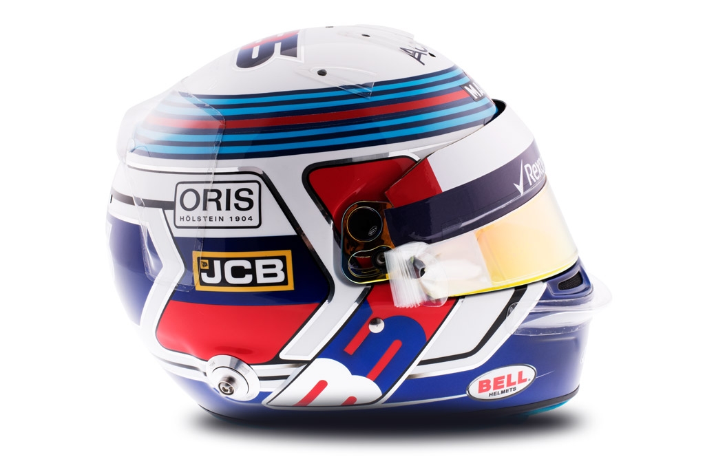Casque de Sergey Sirotkin