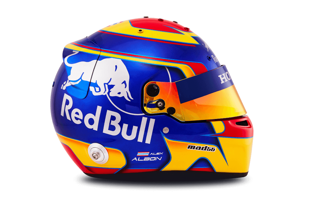 Casque d'Alexander Albon