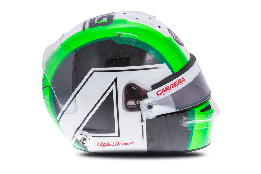 Casque d'Antonio Giovinazzi