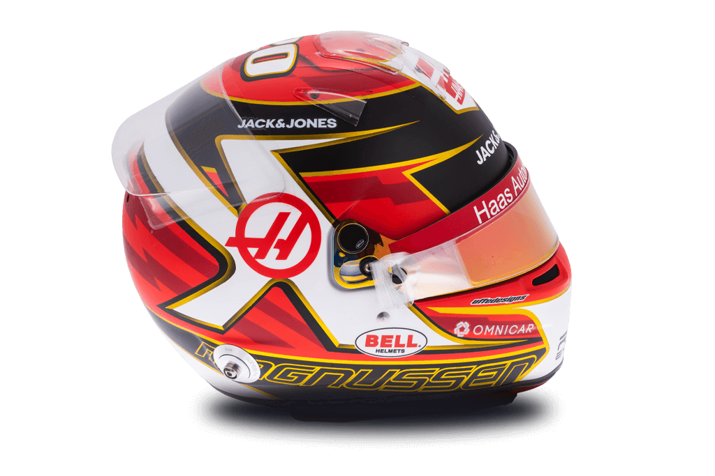 Casque de Kevin Magnussen