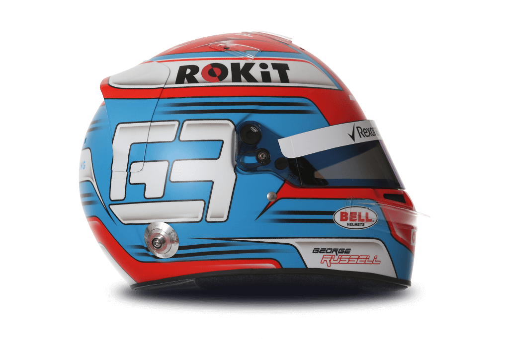 Casque de George Russell