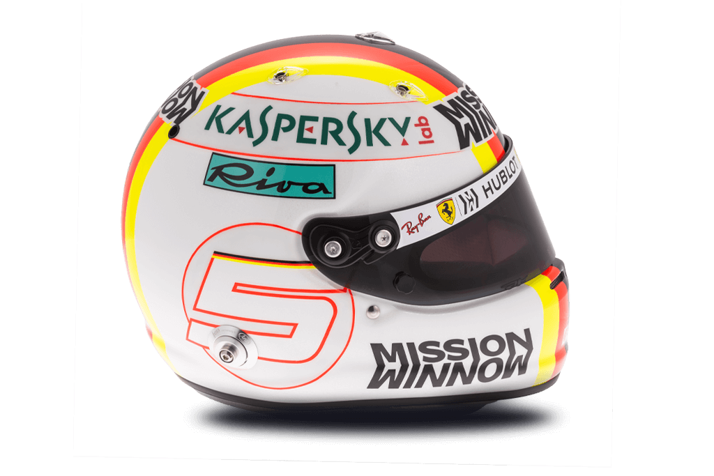 Casque de Sebastian Vettel