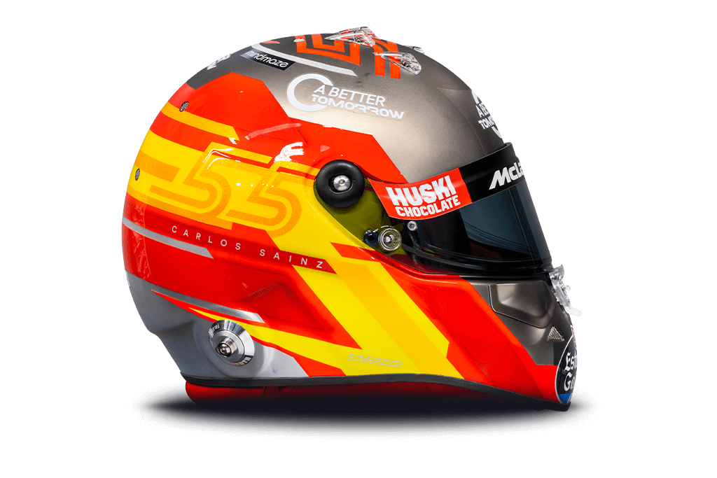 Casque de Carlos Sainz