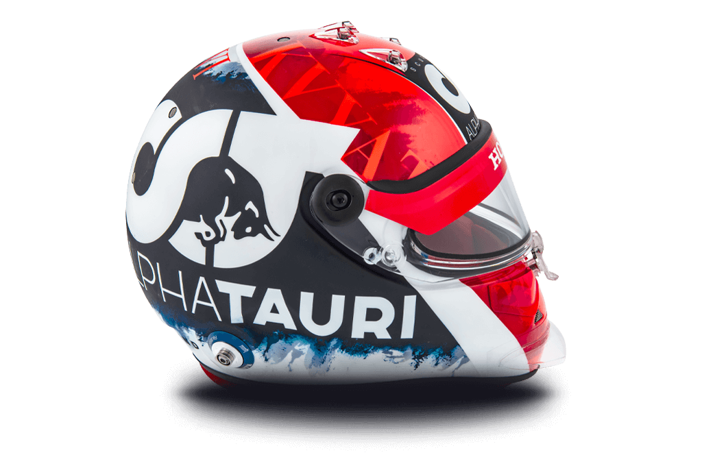 Casque de D. Kvyat