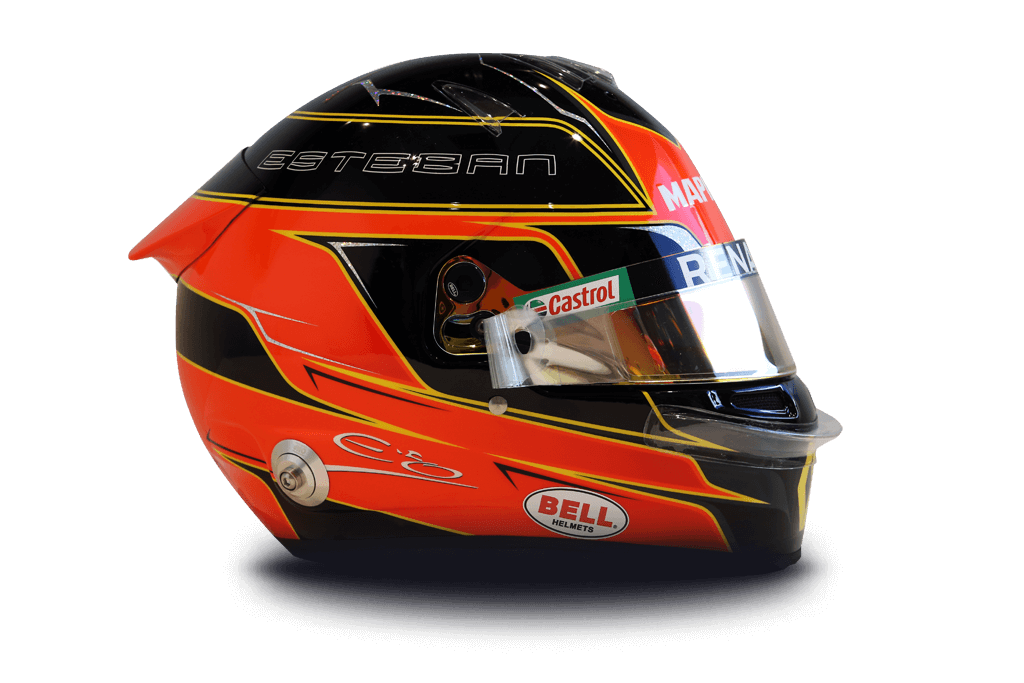 Casque d'Esteban Ocon