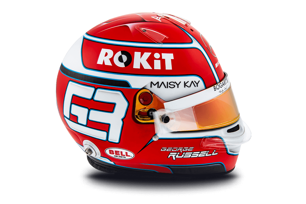 Casque de George Russell