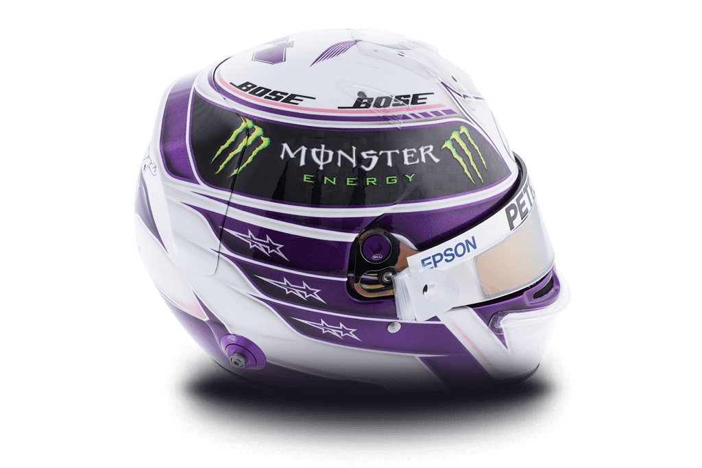Casque de Lewis Hamilton