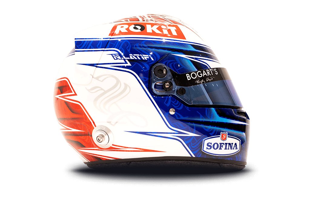 Casque de Nicholas Latifi