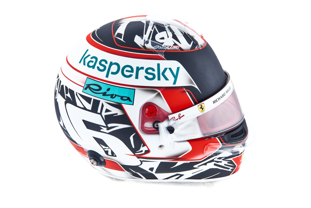 Casque de Charles Leclerc