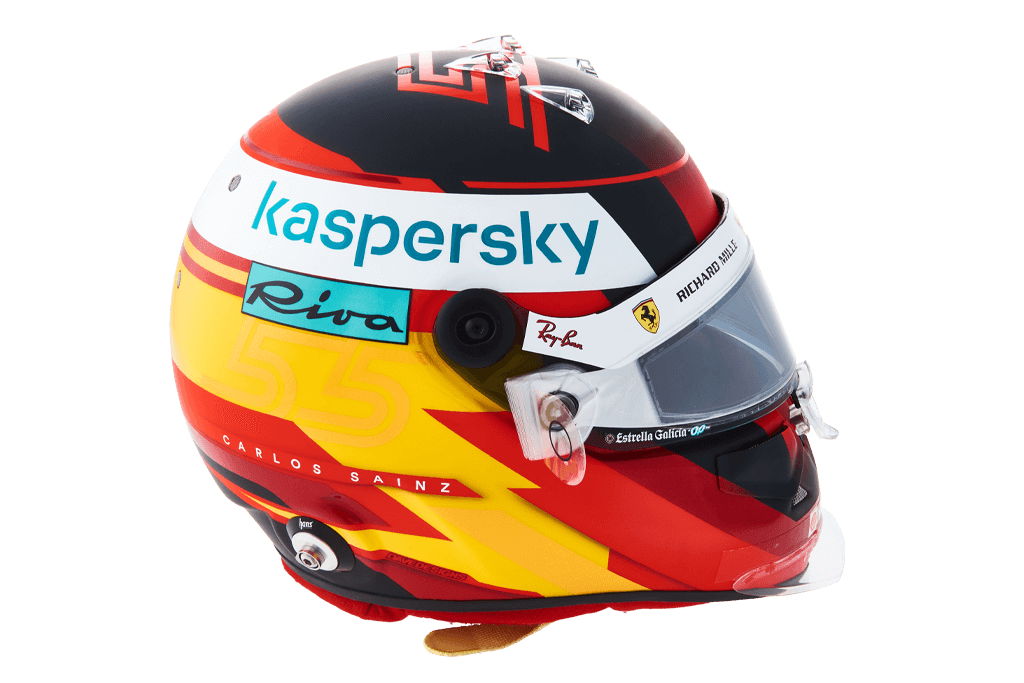 Casque de Carlos Sainz