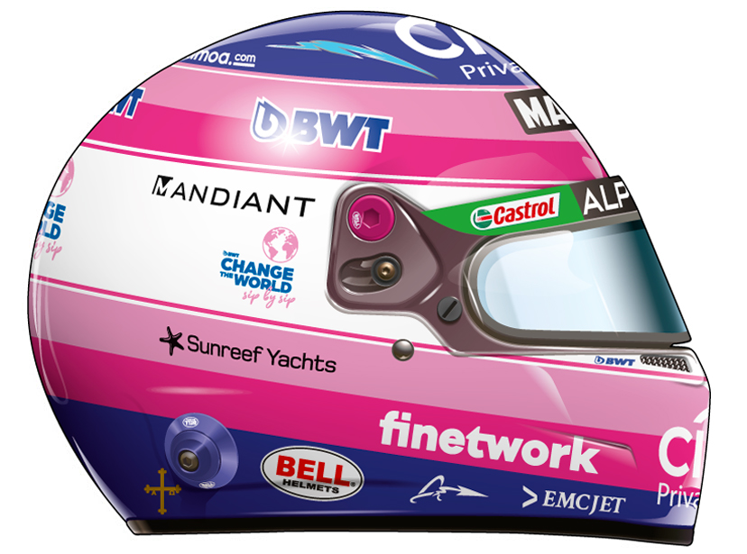 Casque de Fernando Alonso