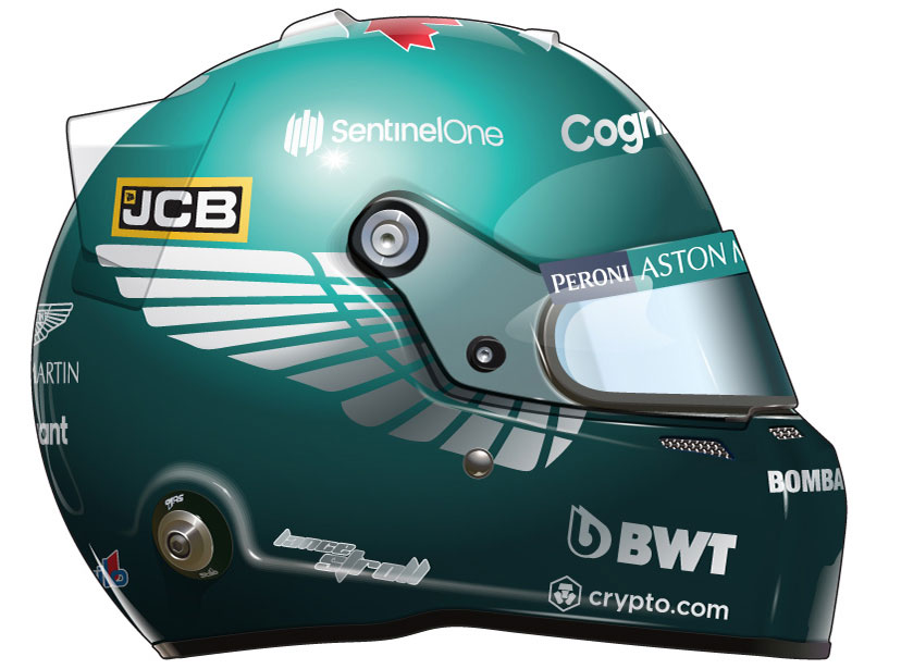 Casque de Lance Stroll